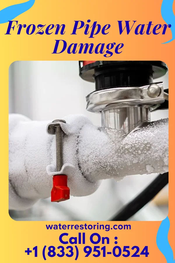Frozen Pipe Water Damage in Sleepy Hollow, WY